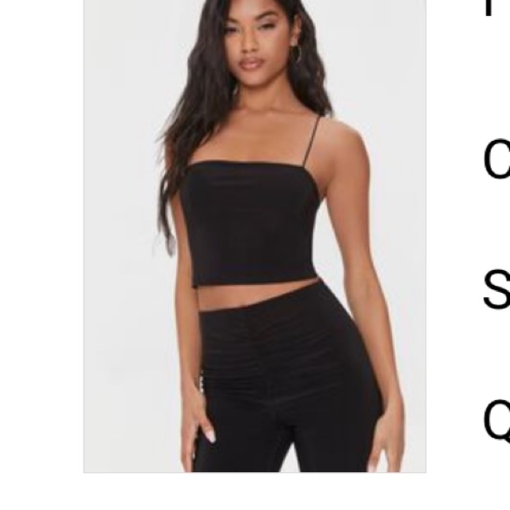 Fitted Cropped Cami